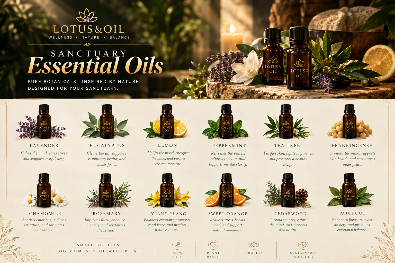 Lotus & Oil Massage Sanctuary website preview