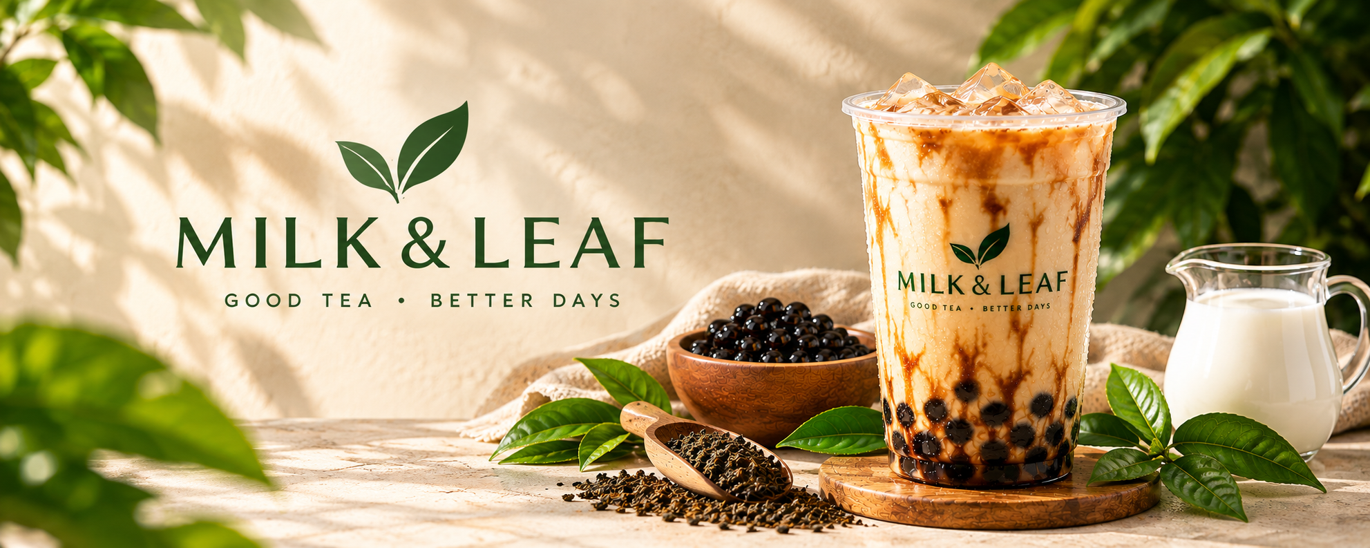 Milk & Leaf signature milk tea